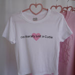 Just a Cutie - Baby Tee - Cutie Heads