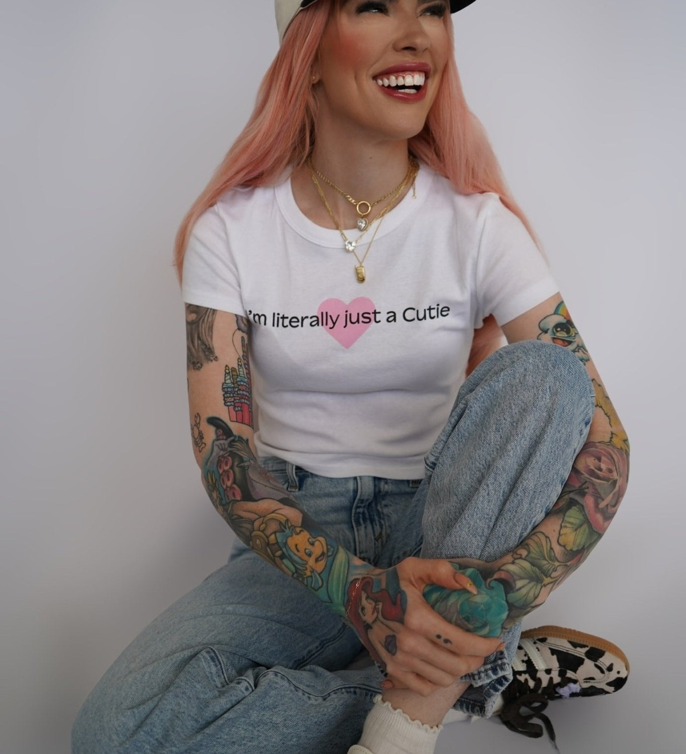 Just a Cutie - Baby Tee - Cutie Heads