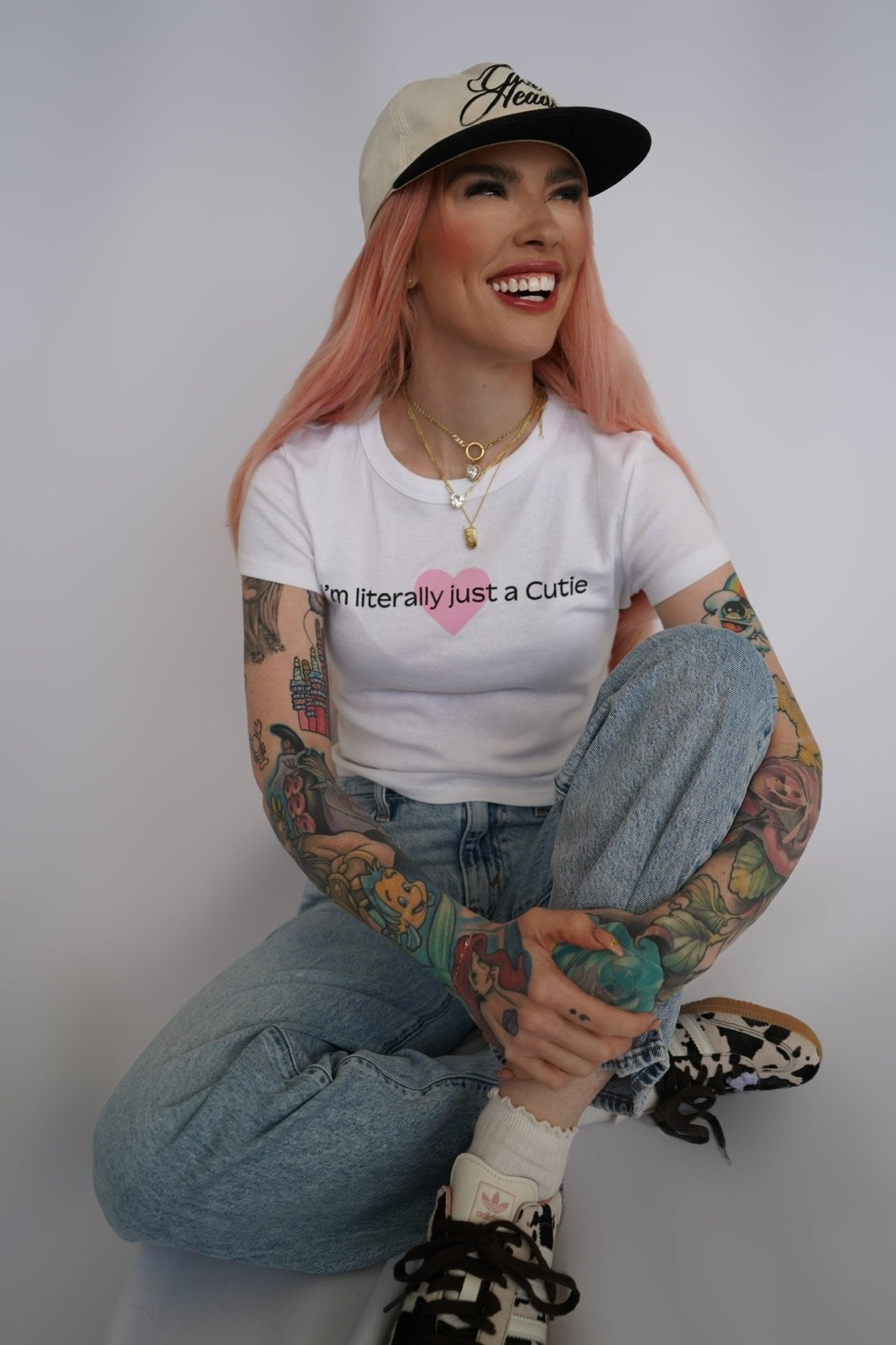 Just a Cutie - Baby Tee - Cutie Heads