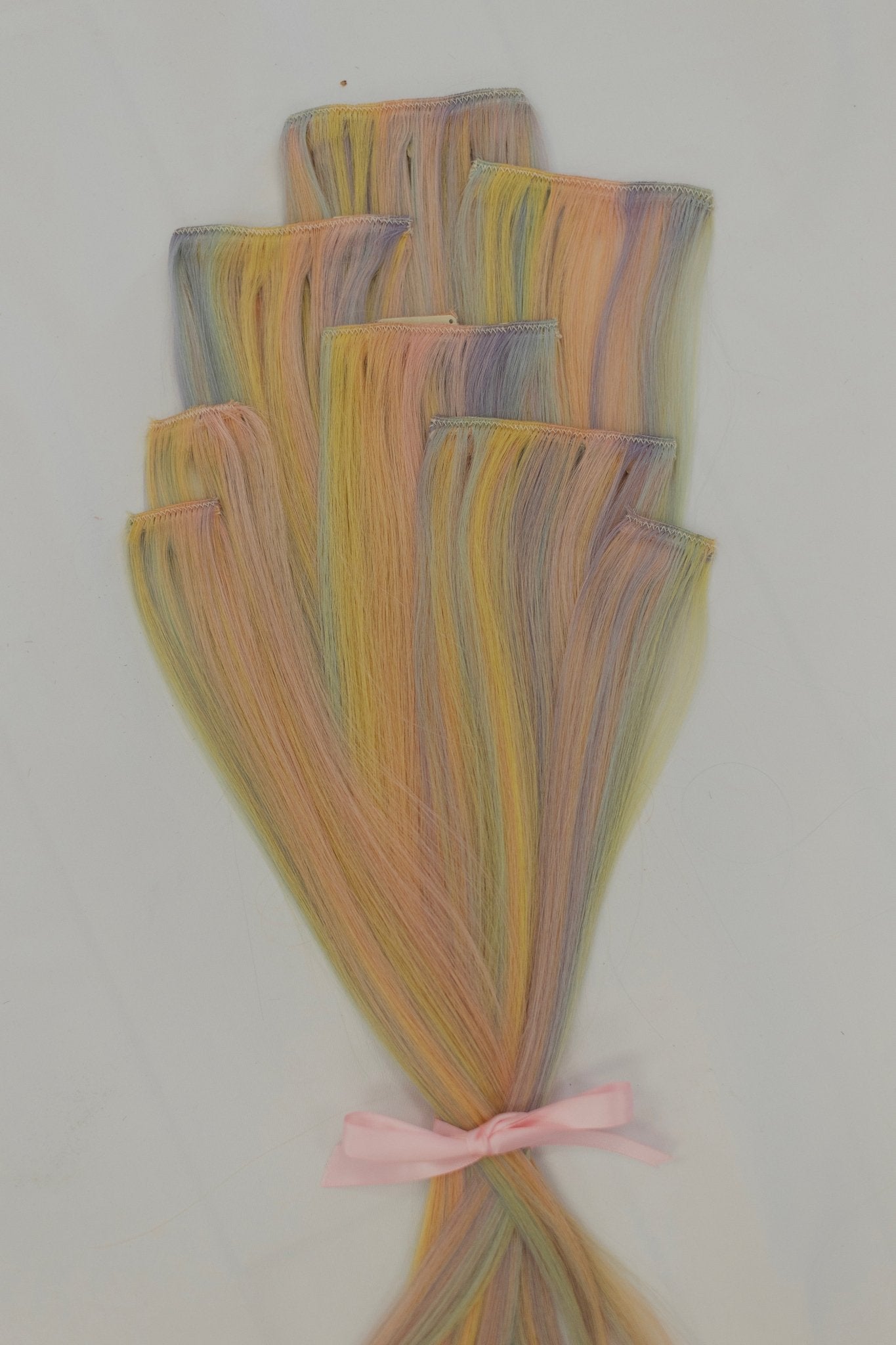 WYNTER RAINBOW Cutie Weft Clip Ins - Cutie Heads