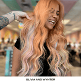 WYNTER RAINBOW Cutie Weft Clip Ins - Cutie Heads