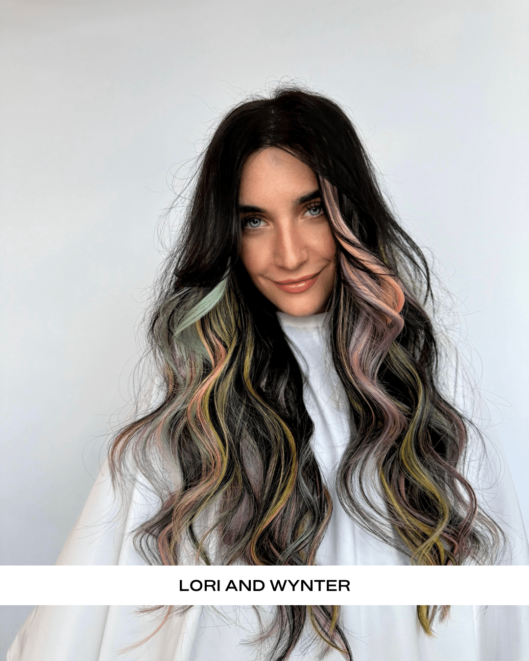 WYNTER RAINBOW Cutie Weft Clip Ins - Cutie Heads